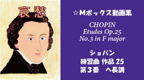 ショパン 練習曲 Op.25-3