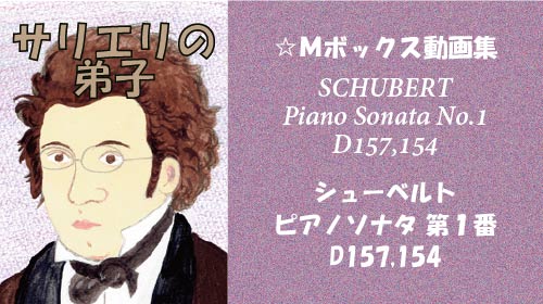 シューベルト ピアノソナタ 第1番 D157,154
