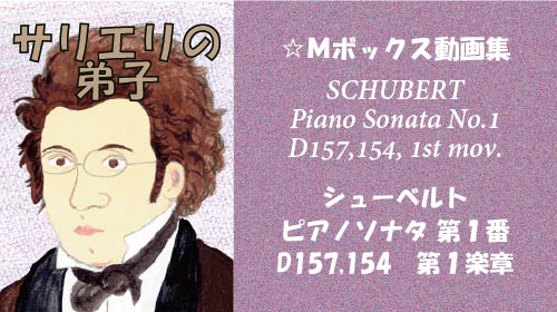 シューベルト ピアノソナタ 第1番 D157,154 第1楽章