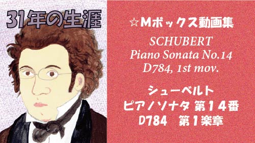 シューベルト ピアノソナタ 第14番 D784 第1楽章
